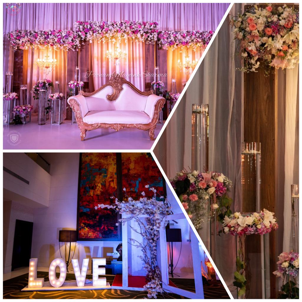 Floral Light Decorative Wedding Planner